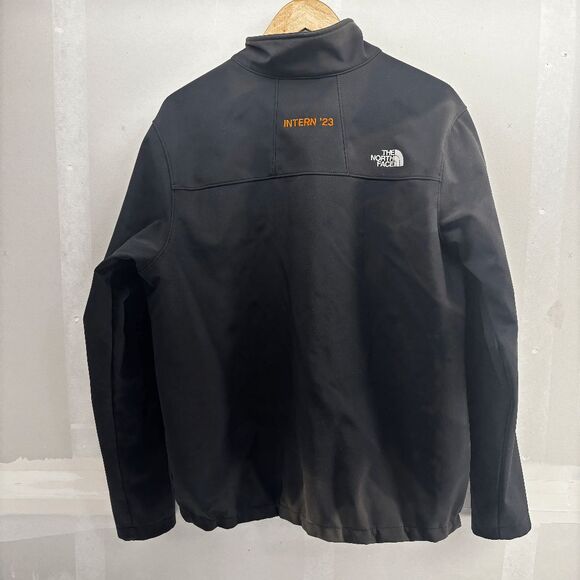 The North Face Apex Barrier Soft Shell Jacket Sun Faded Black Sila Intern Mens L - Picture 4 of 8